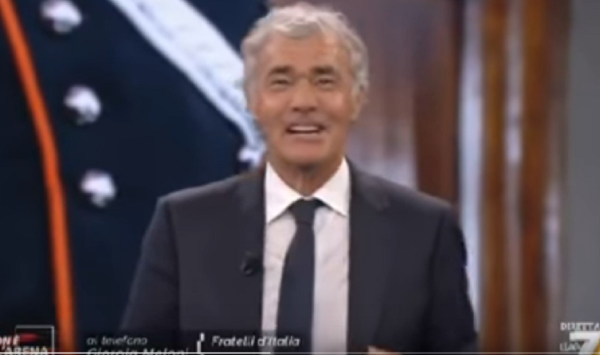 Girogia Meloni in diretta da Giletti