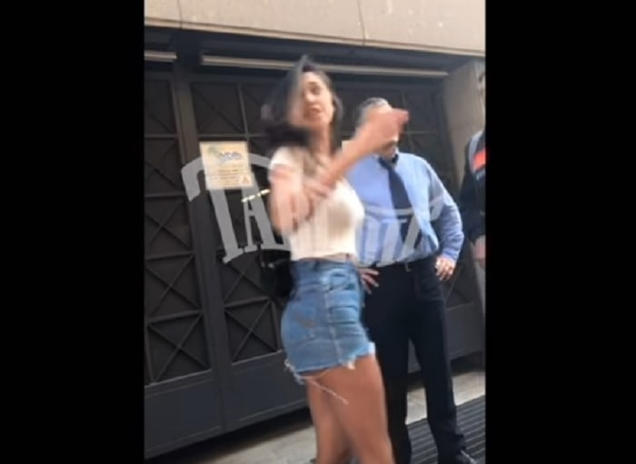 Belen Rodriguez a Milano contro il paparazzo: "Per voi vado dallo psicologo. La Hunziker invece..."