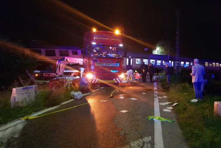 Stefan Aurelian, travolto e ucciso dai vagoni del treno deragliati (foto Ansa)