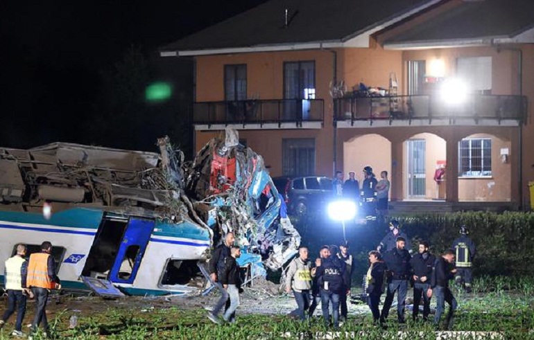 Roberto Madau, il macchinista morto nell'incidente di Caluso (foto Ansa)