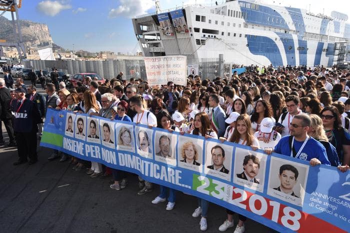 Strage Capaci, Fnsi alla commemorazione: "Uniti nella lotta alla mafia"