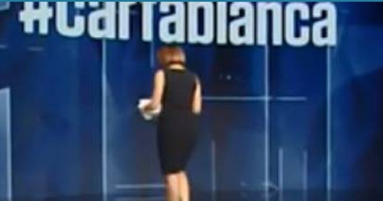 Cartabianca, la Berlinguer dietro le quinte