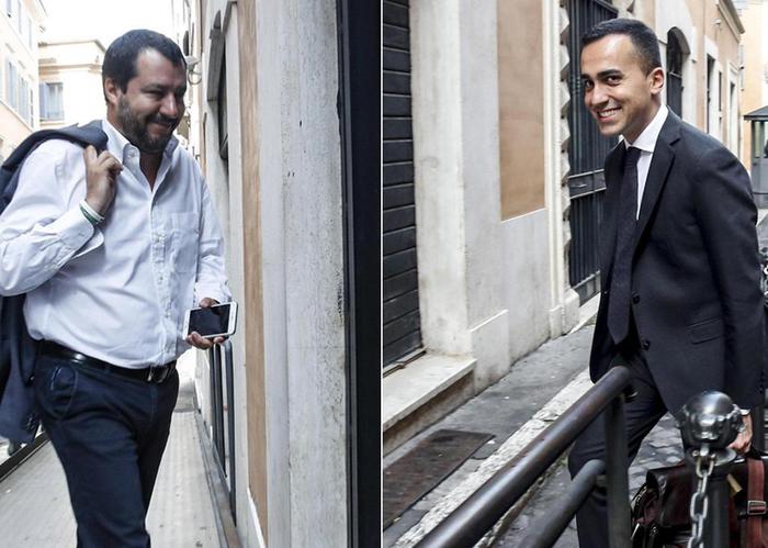 Contratto governo M5s-Lega: mini reddito cittadinanza e mini flat tax nel 2019. Botta secca alla Legge Fornero