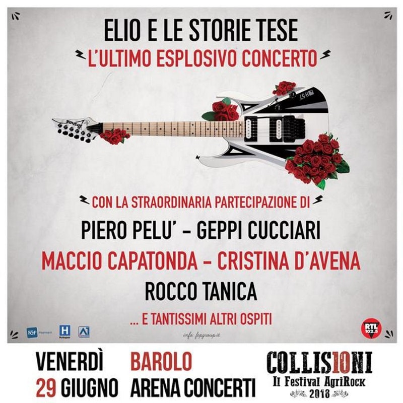 Elio e le storie tese, 20 giugno a Barolo ultimo concerto