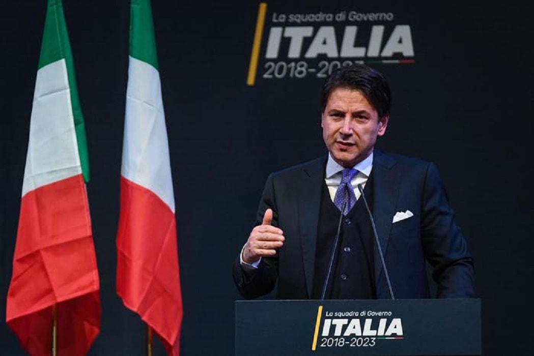 Giuseppe Conte foto Ansa