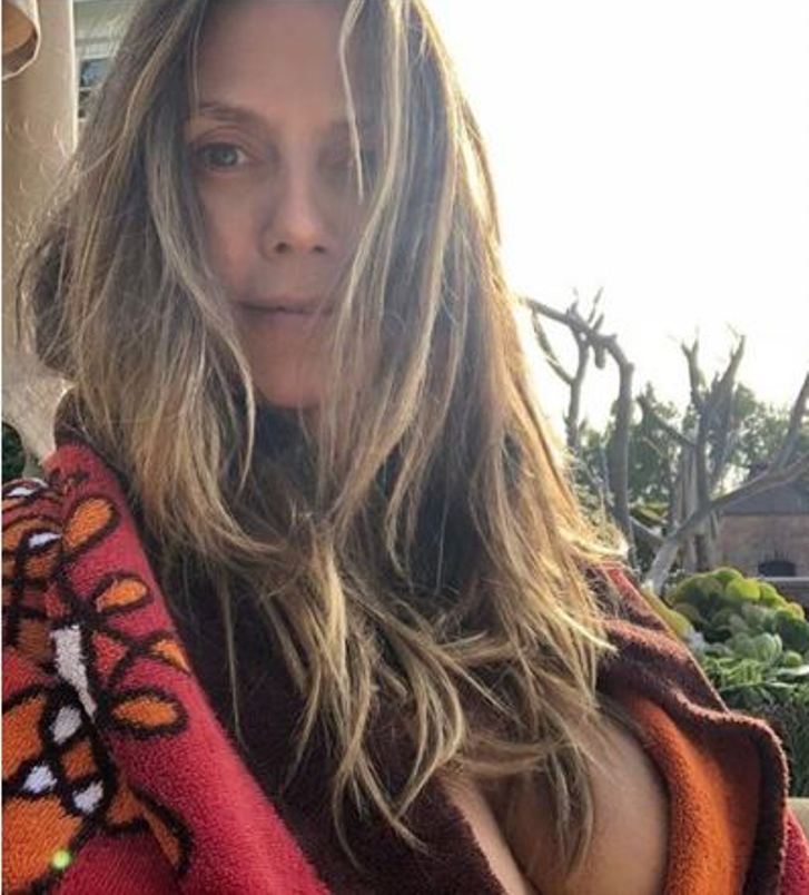 heidi klum selfie