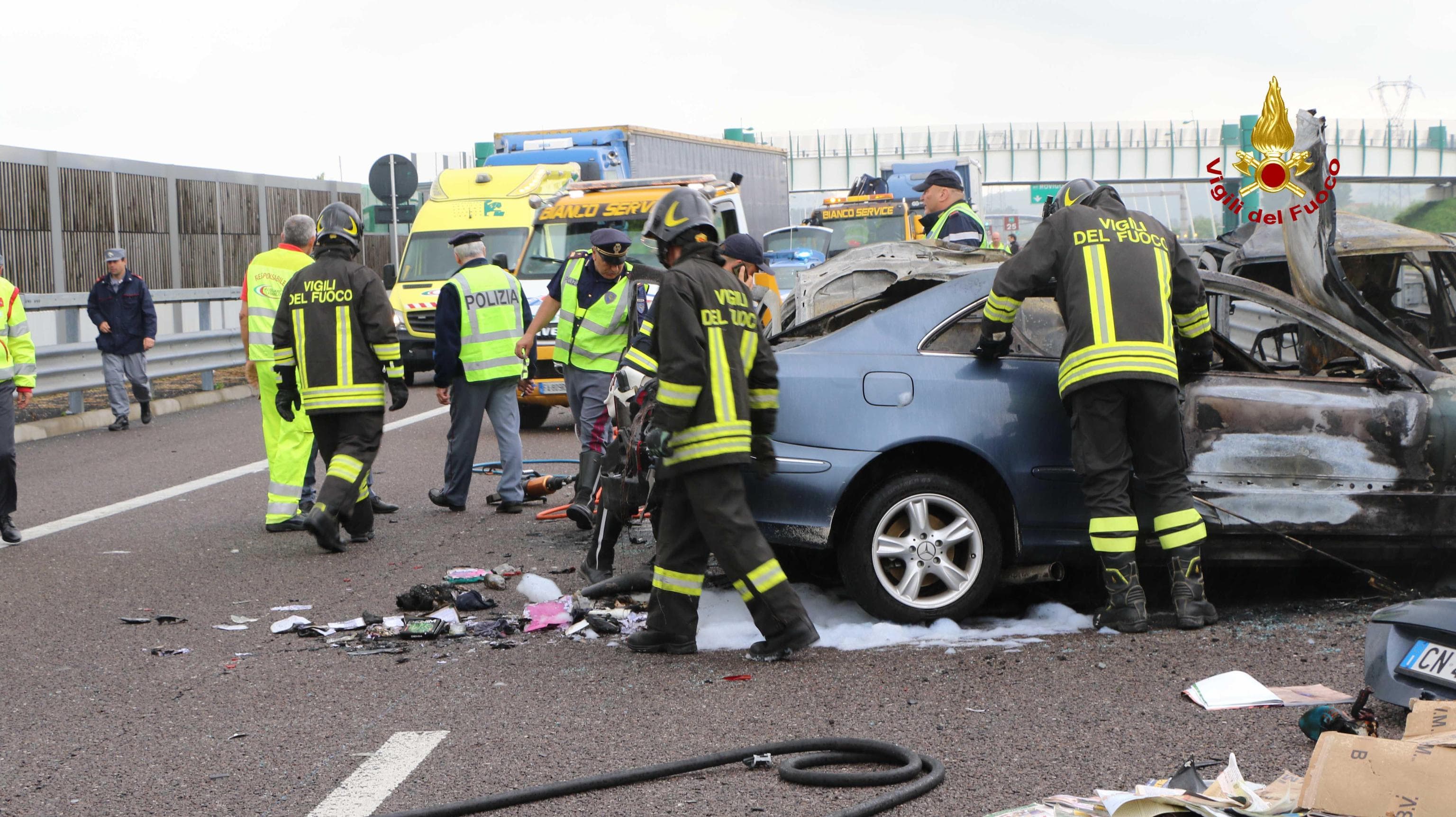 Luciano Rossetto e la figlia Arianna morti in incidente A31