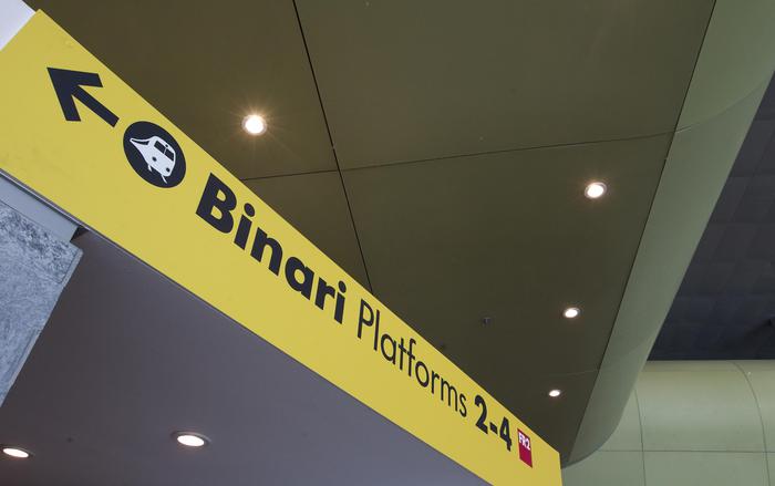 Treno Eurocity bloccato