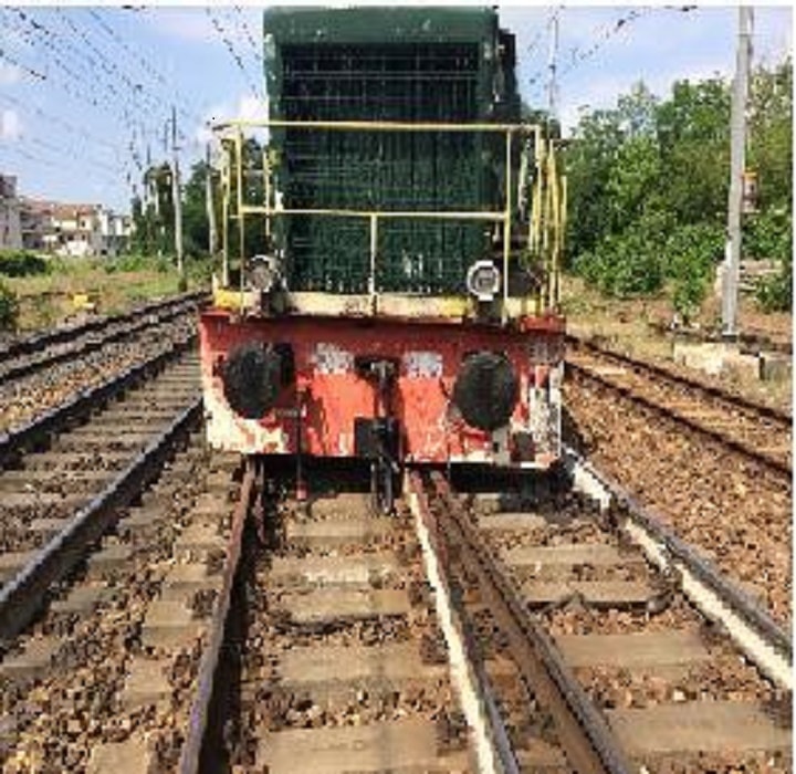 Locomotore fuori binari Lodi