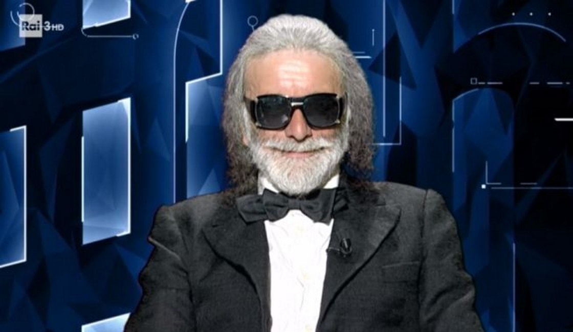 Mauro Corona sfoggia giacca di Bignardi a Cartabianca