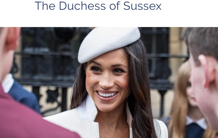 Meghan Markle fa l'esordio sul sito della famiglia reale: "Fiera di essere femminista"