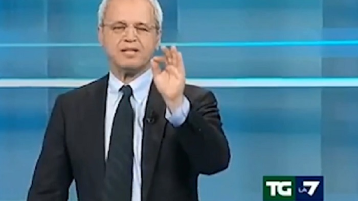 Enrico Mentana interrompe maratona tv: "Voglio salutare il mio amico Lamberto Sposini"