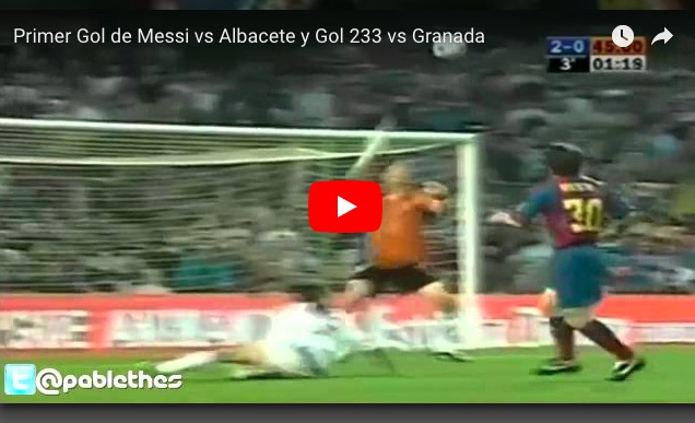 YOUTUBE Messi, dal primo gol con il Barcellona alla figurina sbagliata: roba da collezionisti