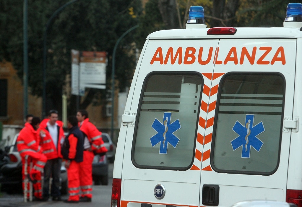 Ambulanza 118 in servizio