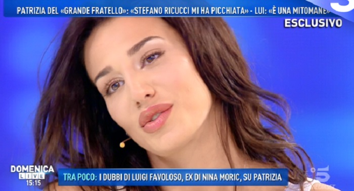 Domenica Live, Patrizia Bonetti: "Il mio ex Stefano Ricucci? Mi ha riempita di botte"