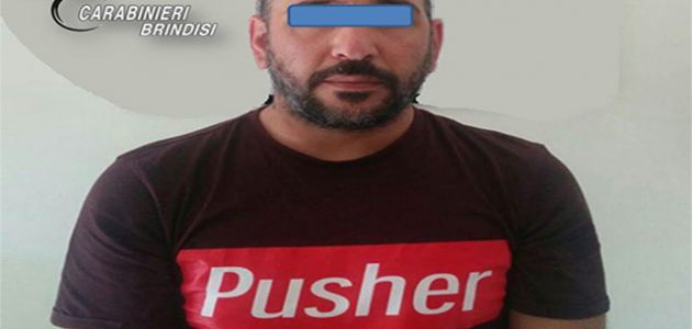 pusher maglietta brindisi