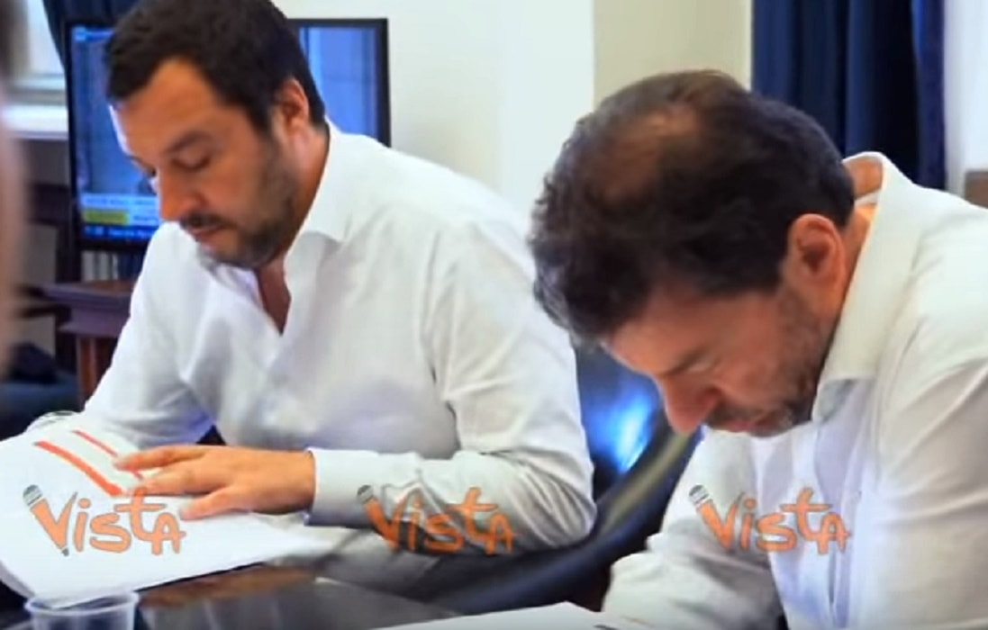Salvini Di Maio governo Lega M5s