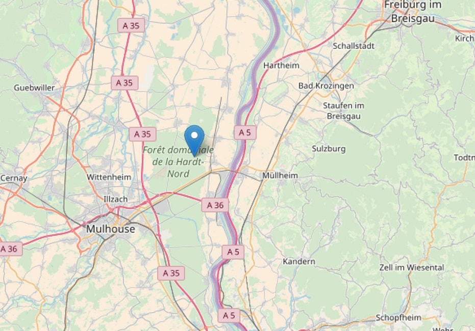 Terremoto del 3.5 al confine tra Francia e Germania
