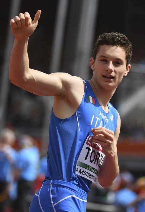 Filippo Tortu secondo solo a Mennea