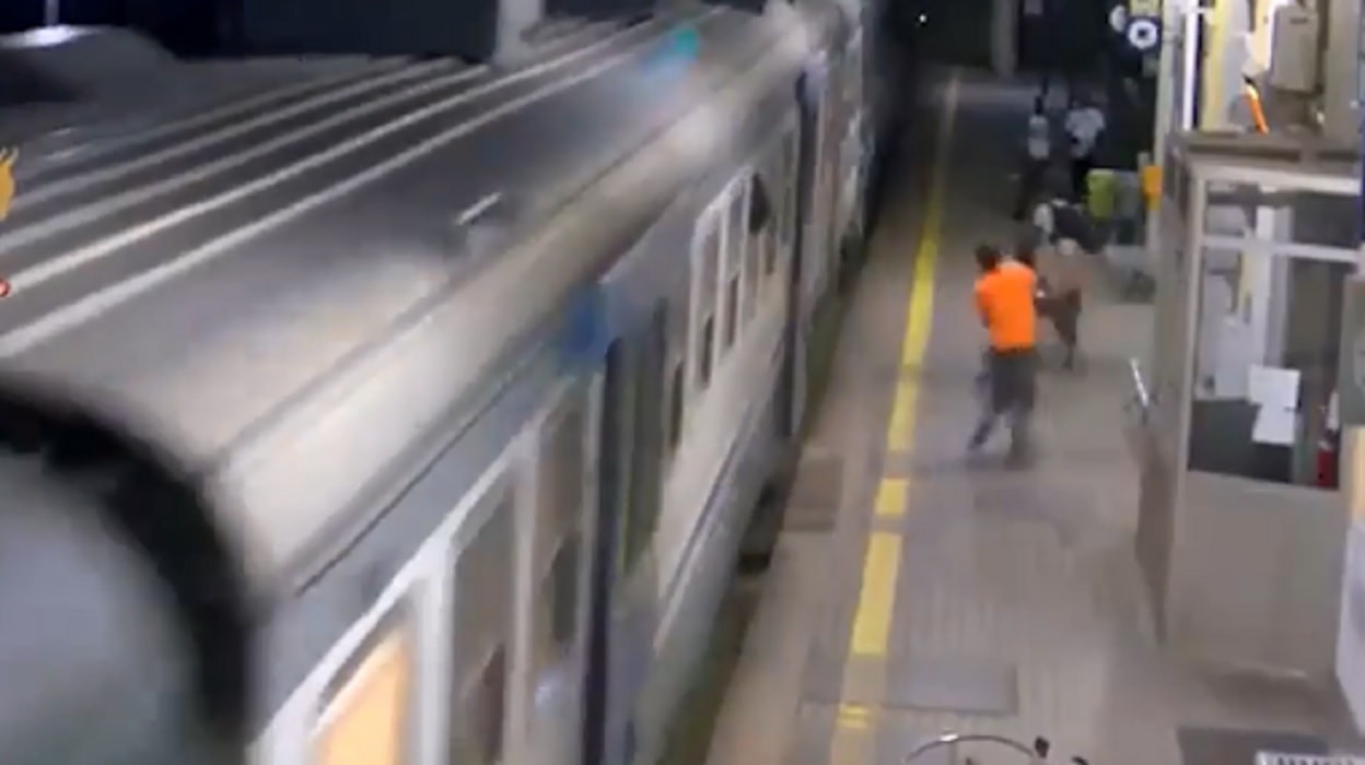 Crema, rissa stazione