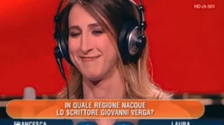 L'Eredità, la gaffe su Giovanni Verga. La concorrente: "Dov'è nato? In Piemonte" VIDEO