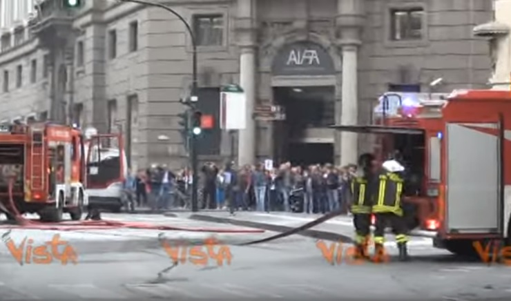 bus fiamme roma