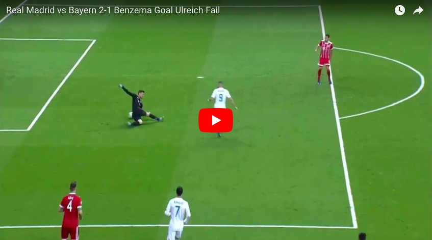YOUTUBE Ulreich si scusa dopo la papera in Real Madrid-Bayern Monaco: "Eliminazione colpa mia"