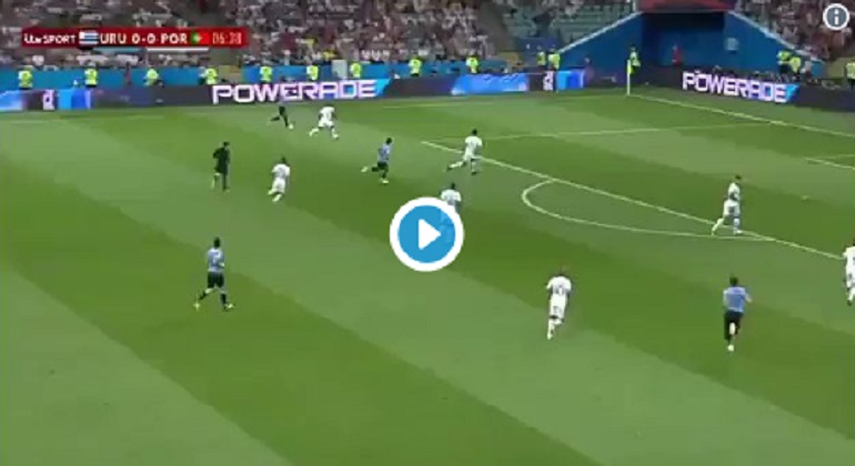 Uruguay-Portogallo 1-0, il gol di Cavani VIDEO