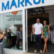 Cecilia Rodriguez e Ignazio Moser a Pitti uomo per il brand Markup 7