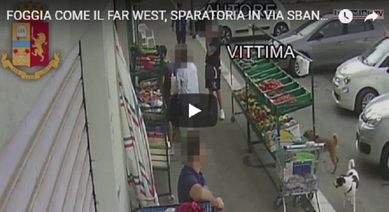 YOUTUBE Foggia, 21enne gambizzato in via Sbano