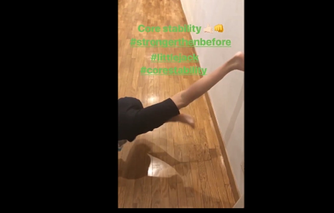 Elena Santarelli video figlio Giacomo