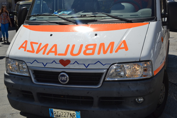 Ambulanza in servizio