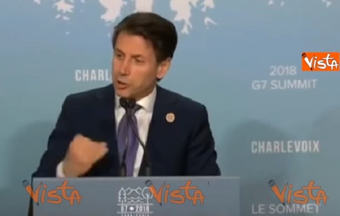 Giuseppe Conte alla giornalista: "Lei sa della riunione dei ministri economici prima di me?"