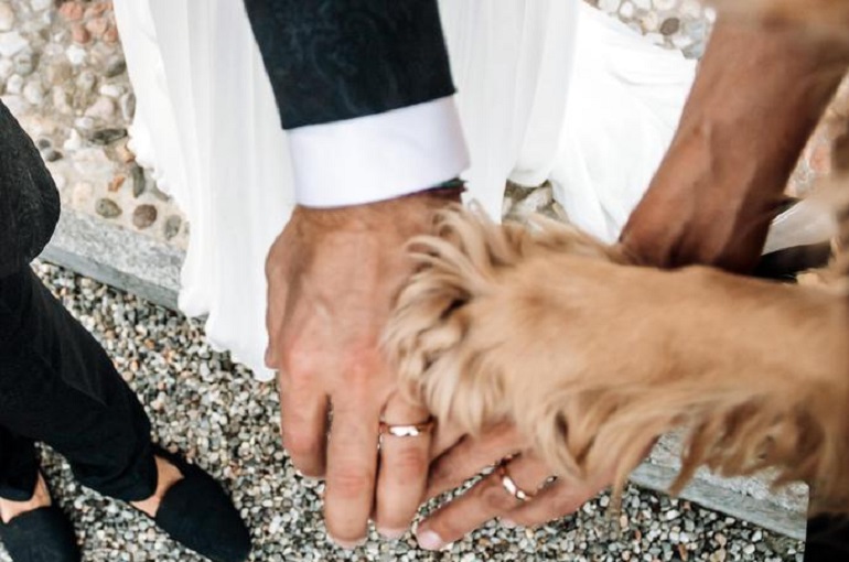 Daniele Bossari e Filippa Lagerback, viaggio di nozze in Marocco (foto Ansa)