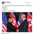 Trump Kim Jong-un e il loro capelli, ironia sul web2