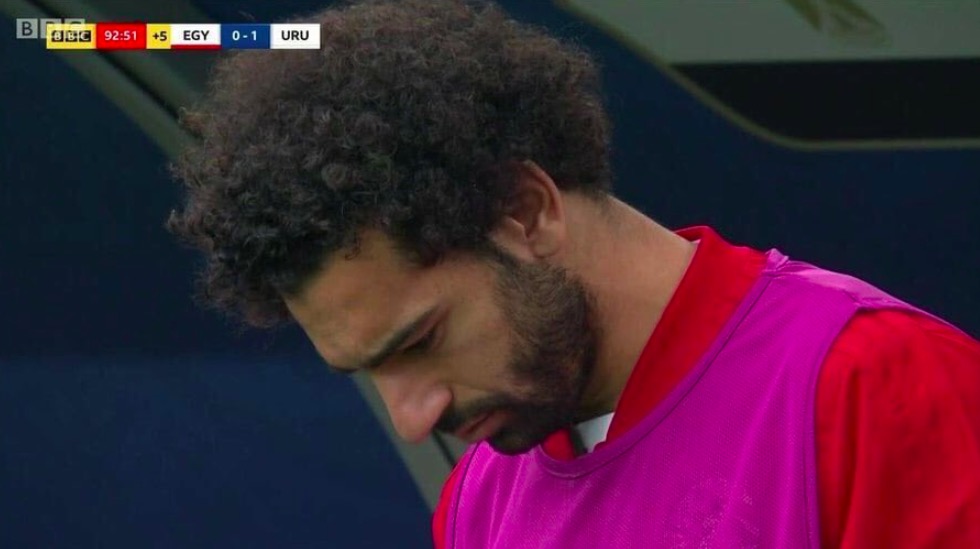 Egitto-Uruguay, Salah quasi in lacrime dopo il gol di Gimenez