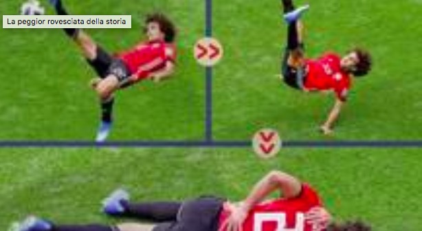 Egitto-Uruguay, Warda: la rovesciata più brutta della storia. simula infortunio