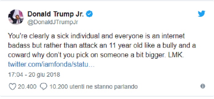 Peter Fonda choc: "Mettiamo il figlio Trump in una gabbia con i pedofili, come con i bambini"