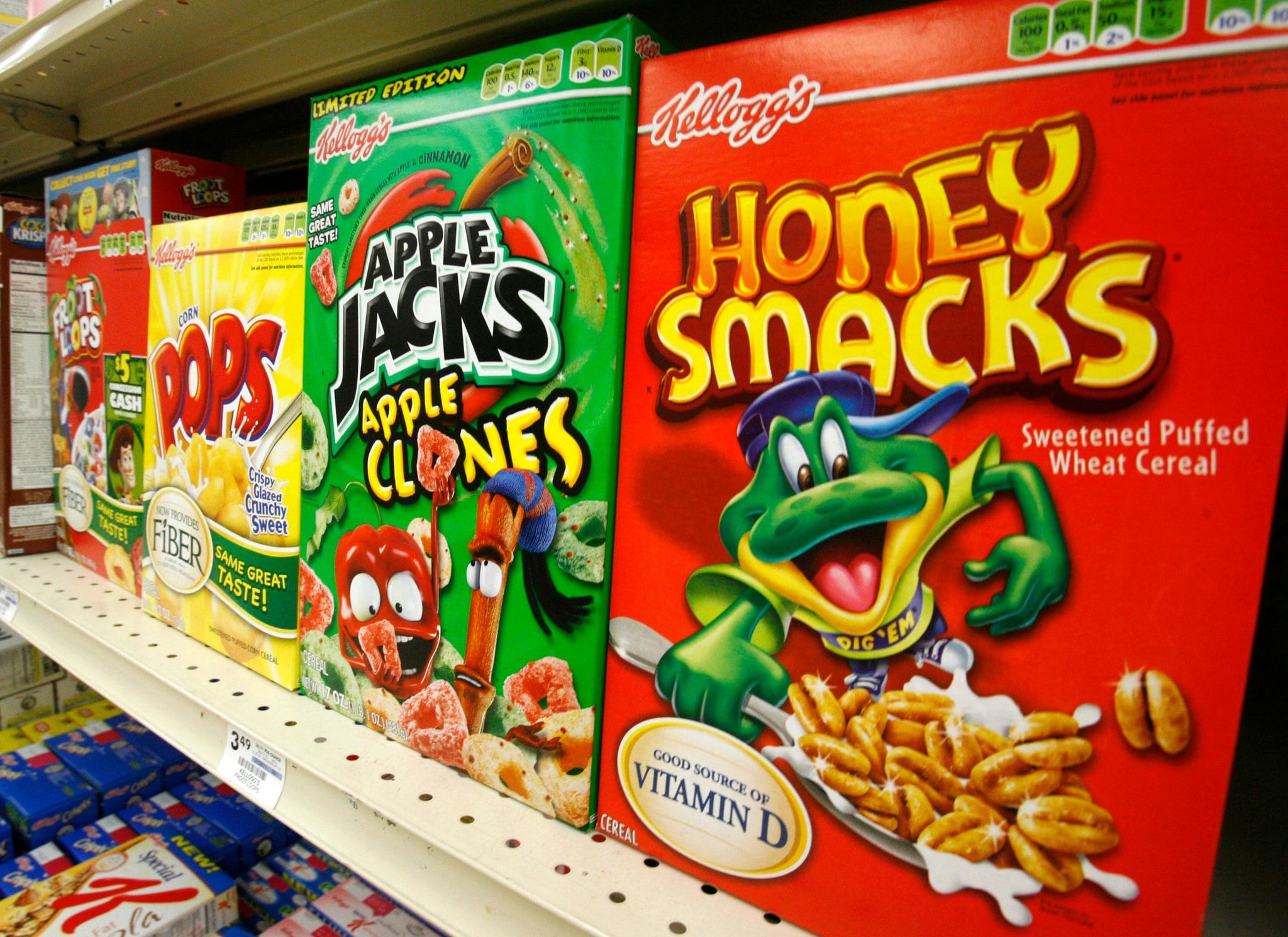Salmonella, Kellogg's ritira i cereali Honey Smacks in 9 Paesi