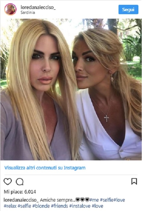 Loredana Lecciso Francesca Pascale