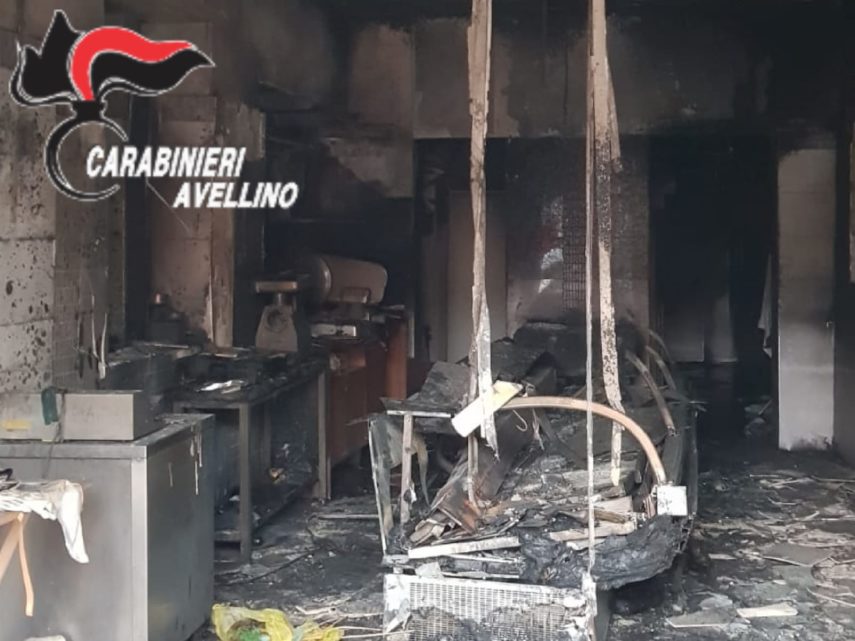 Vallata (Avellino): la macelleria del figlio va a fuoco, madre muore di crepacuore