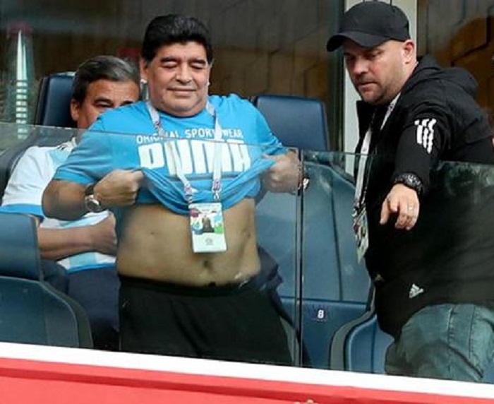 Mondiali 2018, Maradona: "Sto bene. Non sono stato ricoverato" (foto Ansa)