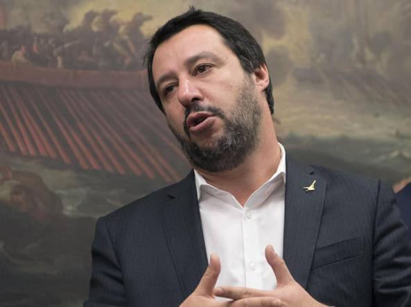 Matteo Salvini foto Ansa