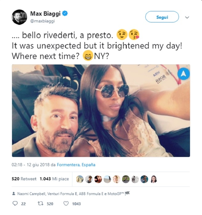 Max Biaggi Naomi Campbell