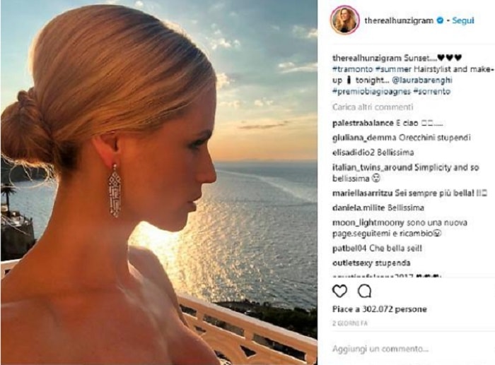 Michelle Hunziker, nella FOTO è scollata e guarda il tramonto. E quello strano messaggio3