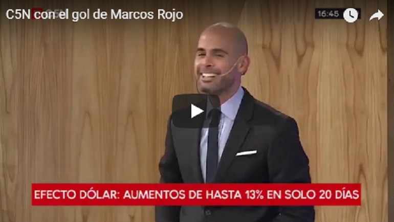 YOUTUBE Mondiali 2018, Rojo salva l'Argentina. E il Tg di Canal 5 viene interrotto dalle urla di gioia