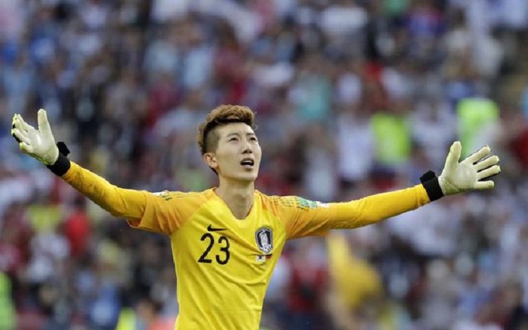 Cho Hyun-woo, il portiere della Corea del Sud: "Da piccolo mi esaltavo con Holly e Benji" (foto Ansa)