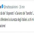 Salvini: "Boldrini mi dà del disperato e Saviano del bandito1