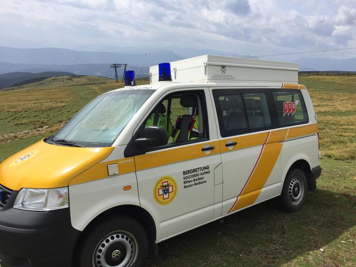 Luigino Montibeller precipita con la mountain bike