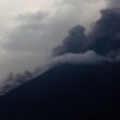 Colonna cenere vulcano del Fuoego in Guatemala